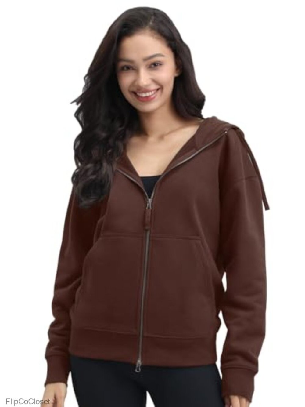 350 GSM Cotton-Poly Fleece Two-Way Zip Up Hoodie Unisex Extended Sizing